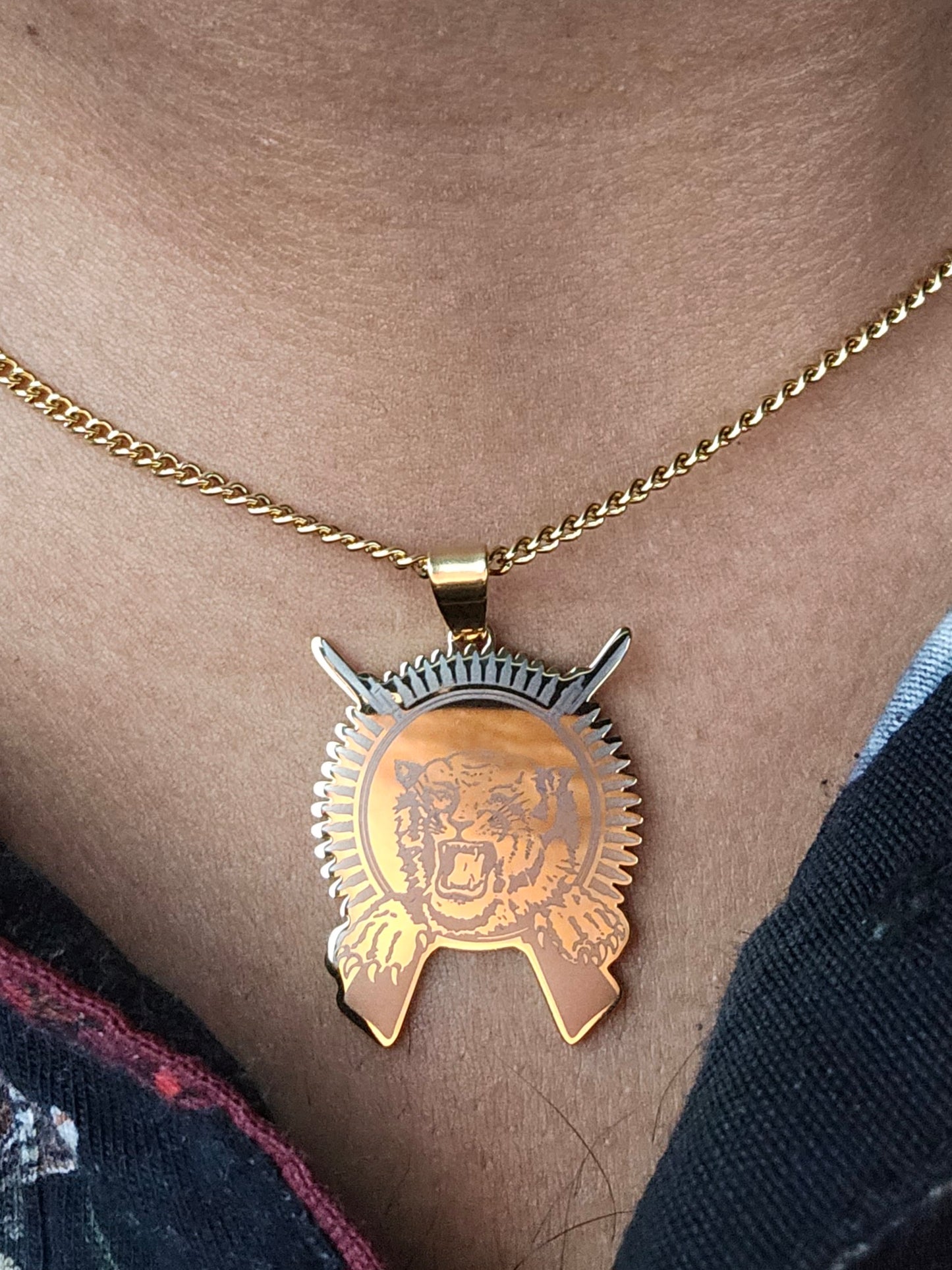 Puli Kodi - 22K Gold and Black