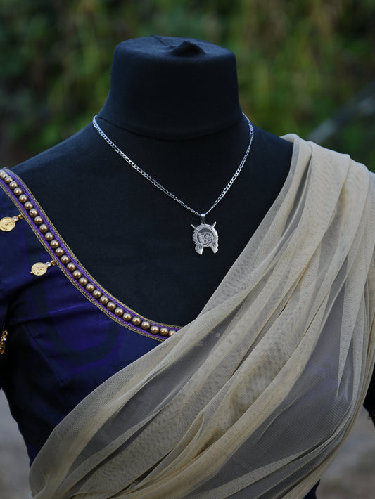 Puli Kodi - Silver and White