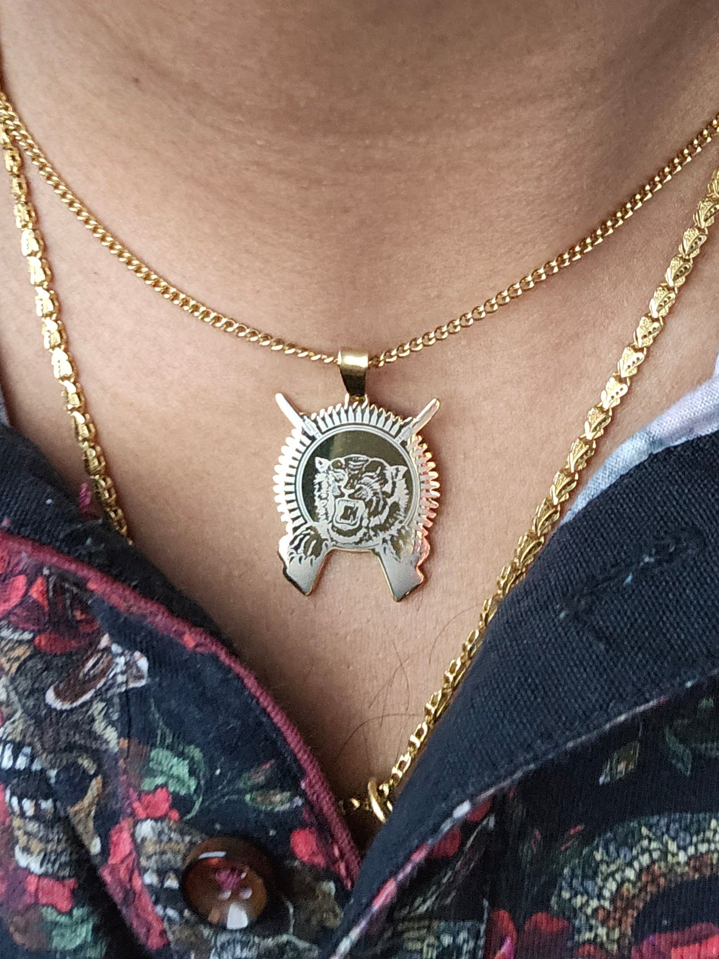 Puli Kodi - 22K Gold and Black